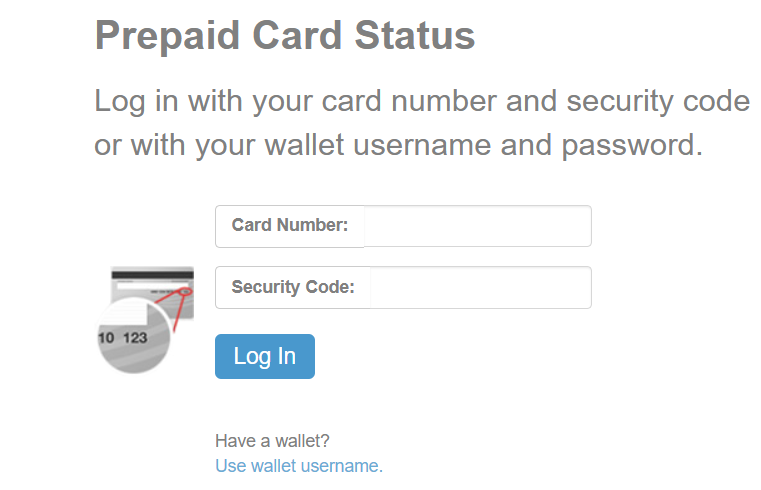 prepaidcardstatus